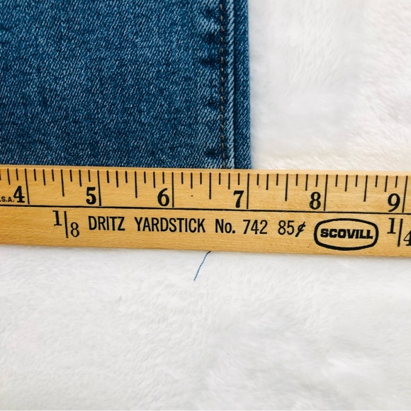 Loft Outlet Curvy Straight Blue Jeans | Size 0 - Picture 7 of 7